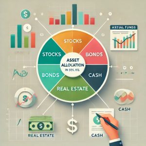 Diagram alokasi aset investasi